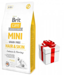 BRIT CARE Mini Grain-Free Hair&Skin 2kg + STAGMENA FOR DOG