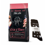 FITMIN dog For Life Duck & Turkey 12 kg + Fitmin sokid