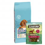 PURINA Dog Chow Puppy Lamb 14 kg + Adventuros Nuggets 90 g TASUTA