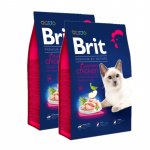 BRIT Cat Premium By Nature Sterilised Chicken 2x8kg