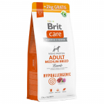 BRIT CARE Dog Hypoallergenic Adult Medium Breed Lamb 12 kg + 2 kg