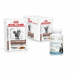 ROYAL CANIN Gastro Intestinal Moderate Calorie GIM 35 12x85g pakend (kastmega) + LAB-V Synbiotic Vet &ndash; seedimise tervise ja soole mikroflooraga koertele ja kassidele 45 kapslit