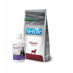 FARMINA Vet Life Dog Hepatic 2 kg + Lab-v Hepasil Dog & Cat preparaat koerte ja kasside maksa funktsiooni parandamiseks 250 ml