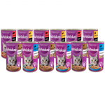 WHISKAS konserv t&auml;iskasvanutele 12x400 g maitsete segu