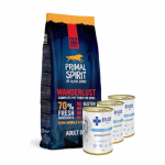 PRIMAL SPIRIT 70% Wanderlust 12 kg + ENZO VET H&uuml;poallergeeniline toit kalkuniga koertele 3x400 g
