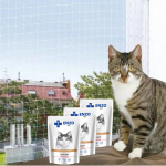 TRIXIE kaitsev nailonv&otilde;rk 2 x 1,5 m + ENZO VET m&auml;rgtoit veiselihaga želega kassidele 3x100g