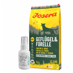 JOSERA Linnuliha ja forell 12,5 kg + OVER ZOO Animal Dent 50 ml