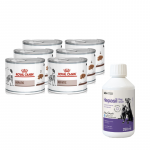 ROYAL CANIN Hepatic HF 16  6x200g + Lab-v Hepasil Koera ja kassi preparaat maksa funktsiooni parandamiseks koertel ja kassidel 250 ml