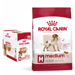 ROYAL CANIN Medium Adult 15 kg + ROYAL CANIN Medium Adult 10 x 140 g