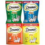 DREAMIES Mega Pack 4x180g kasside maiustuste segu