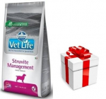 FARMINA Vet Life Dog Struvite Management 2kg + STAIGMENA KOERTELE