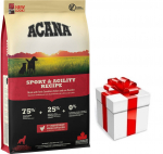 ACANA Sport & Agility 11,4kg + STIGMENA KUTSE KOERALE