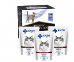 PURINA PVD FortiFlora Cat 30 kotikest + 3x ENZO VET Hepatic linnupasteet 100g