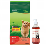 Friskies Active Karma t&auml;iskasvanud koertele veiseliha ja k&ouml;&ouml;giviljadega 15 kg