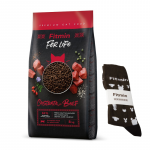 FITMIN Cat For Life kastraat veiseliha 8kg + Fitmin sokid