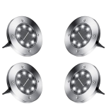 4x LED-p&auml;ikesepaneeliga maapinnale paigaldatavat valgustit