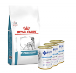 ROYAL CANIN Anallergenic AN18 8kg + 3x ENZO VET h&uuml;poallergeenne dieet k&uuml;&uuml;likuga koertele 400g