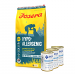 JOSERA Hypoallergenic 12,5 kg + ENZO VET H&uuml;poallergeeniline toit kalkuniga koertele 3x400 g
