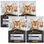 Purina Pro Plan Indoor Adult l&otilde;hega kassidele 4x85g