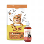 VERSELE-LAGA Lara Adult Turkey & Chicken 7kg - T&auml;iskasvanud kasside toit kalkuni ja kanaga + LAB V L&otilde;he&otilde;li koertele ja kassidele 500ml