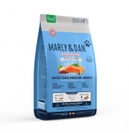 Marly & Dan Adult Dog Medium Breed Fresh Salmon Holistic & Hypoallergenic 12kg kuivtoit 12kg