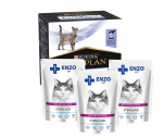 PURINA PVD FortiFlora Cat 30 kotikest + 3x ENZO VET steriliseeritud dieet steriliseeritud kassidele kalkunimahlaga 100g