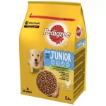 PEDIGREE Junior kuivtoit koertele linnuliha ja k&ouml;&ouml;giviljadega, 2,6 kg