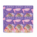 MOOCHIE Hairball Control With Prawn 70g karvakerade v&auml;hendamine