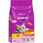 WHISKAS Adult 3,8 kg - kuivtoit t&auml;iskasvanud kassidele, maitsva kanaga