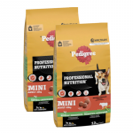 PEDIGREE kuivtoit v&auml;ikestele koertele veiseliha ja k&ouml;&ouml;giviljadega 2x12 kg