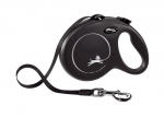 FLEXI New Classic Leash Black S 5 m kuni 15 kg - rakmed