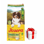 JOSERA Kana ja riis 12,5 kg + &uuml;llatus teie koerale