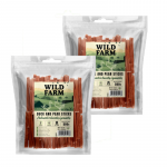 WILD FARM Pardi- ja pirnipulgad 2x500 g koeratoidud