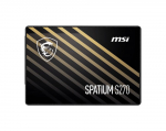 SSD MSI SPATIUM S270 480GB SATA 3D NAND Write speed 450 MBytes/sec Read speed 500 MBytes/sec 2,5"...