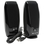 Logitech S150 USB Stereo Speakers, 1.2W, USB-A, Black