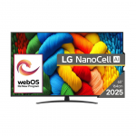 LG NANO81 AI, 65'', LED LCD, NanoCell, must - Teler