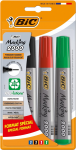 Permanentne marker BIC ECO 2000 2-5mm 4 v&auml;rvi komplekt