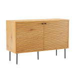 Kummut LINE 110x40xH74cm, tammedekooriga melamiin
