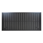 Laud TOMSON 176x100xH73cm, tumehall, alumiinium