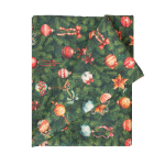 Laudlina CHRISTMAS NEW 136x220cm, j&otilde;uluehted kuusel, 50% pol&uuml;ester, 50% puuvill, kangas 573