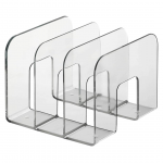 Raamatuhoidja 3-osaline lauale DURABLE l&auml;bipaistev