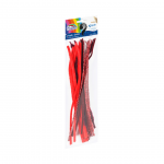 Karvatraat 6mm 30cm FIORELLO punane 20tk
