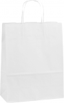 Paberkott paberpaelsangaga 400x160x450 mm, 100 gsm, valgest j&otilde;upaberist