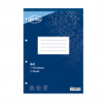 Kirjaplokk liimk&ouml;ites A4 ruuduline augustusega 70 lehte FOROFIS