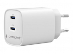 GEMBIRD 2-port 45 W USB fast charger