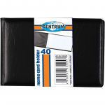 Visiitkaardihoidja 40-le kaardile must