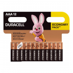 Patareid AAA DURACELL Alkaline 1,5V 12tk