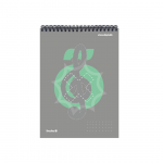 Eskiisiplokk /visandiplokk spiraalk&ouml;ites &uuml;levalt A5 135g BRADLEY 50 lehte