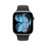 Apple Watch 11, 42 mm, GPS, S/M, tumehall - Nutikell