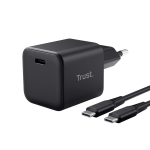 MOBILE CHARGER WALL MAXO 65W/USB-C BLACK 26046 TRUST